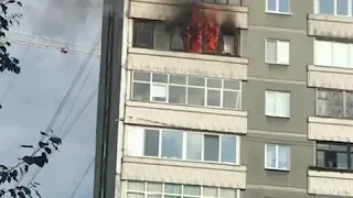 В Екатеринбурге сгорела квартира