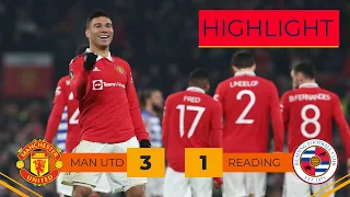 Manchester United vs Reading 3-1 - All Goals & Extended Highlights 2023 - Casemiro Goal