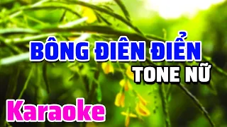 Karaoke Bông Điên Điển Tone Nữ - Beat Chuẩn Phi Nhung