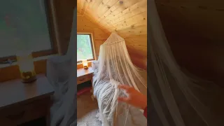 Quick tour of my off-grid cabin in Alaska. #build #simpleliving #cabintour #diy #cozy #selfreliance