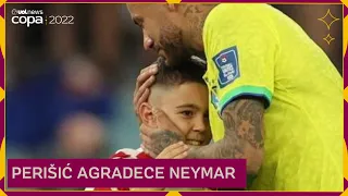 Croata agradece Neymar em português por carinho com filho: 'Obrigado’