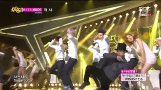 [HD] 140831 Super Junior - Shirt 'MAMACITA Album' @ Music Core