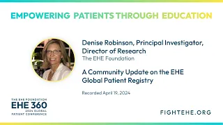 Community Update on the EHE Global Patient Registry
