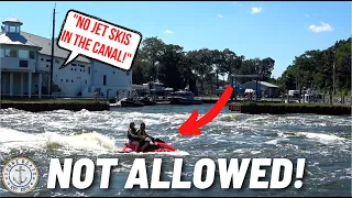 POLICE YELLING AT BOATERS COMPILATION ! POINT PLEASANT CANAL