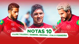 Gabriel Medina, Italo Ferreira e Filipe Toledo, Notas 10 mais Insanas