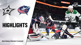Stars @ Blue Jackets 3/14/21 | NHL Highlights