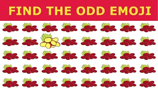 WOW FOOD QUIZ! HOW GOOD ARE YOUR EYES #56 l Find The Odd Emoji Out l Emoji Puzzle Quiz