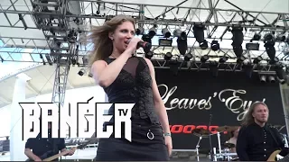 LEAVES' EYES singer Elina Siirala interview at 70,000 Tons of Metal