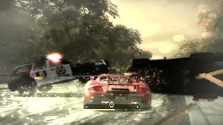 10 minutes of intense aggressive Heat Level 5 Pursuit | Need For Speed Most Wanted Modded