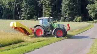 Heuernte 2020 Mähen mit Fendt Vario 207 und Pöttinger NOVADISC 265