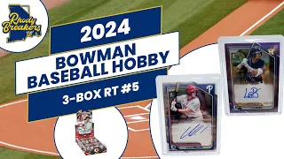 2024 Bowman Baseball Hobby 3-Box RT #5