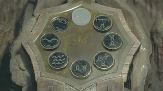 Resident Evil 4 Remake - Cave Shrine Murals Puzzle Solution (Chapter 4 All Lake Door Symbols)