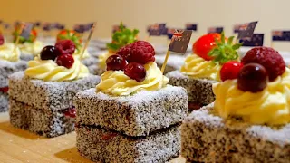 How to make amazing lamington cake - Korean street food