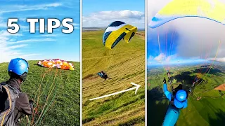 5 Paragliding TIPS & TRICKS (Basic but often ignored or forgotten!)