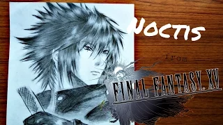 Speed Drawing- Noctis from Final Fantasy