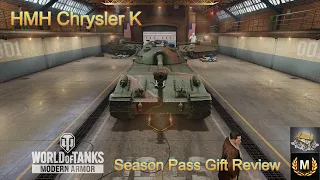 HMH Chrysler K showcase - Season Pass Free Tank WOT Console - World of Tanks Modern Armour