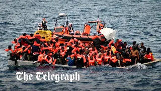 Ten people found dead at bottom of migrant boat off Libya