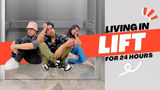 LIVING IN LIFT FOR 24 HOURS | Rimorav Vlogs