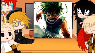 Past Pro Heroes React to Deku/Izuku Midoriya/MHA/BNHA/Gacha Club