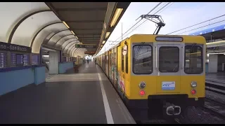 Italy, Naples, train ride from Frullone - San Rocco to Chiaiano-Marianella