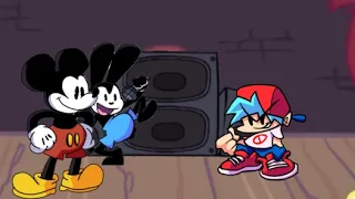 FNF - Rabbit and Mouse's Luck (Rabbit's Luck but BF, Mickey, and Oswald sing it!)