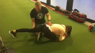 Joanna Jedrzejczyk training for UFC 223