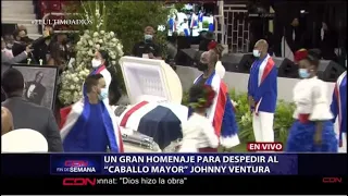 Un gran homenaje para despedir a “El Caballo Mayor” Johnny Ventura