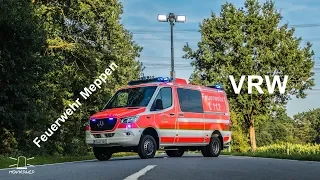 Freiwillige Feuerwehr Meppen NEUER VRW (Vorausrüstwagen) Hänsch Kreuzungsblitzer