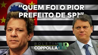 1º debate: Tarcísio vs Haddad - petista foi o pior prefeito de SP? - Boletim Coppolla n.113 (8/8/22)