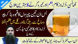 Cough Cold And Flu | Mucus In Throat | Nazla Zukam Ka ilaj | Balgham Ka ilaj |Dr Sharafat Ali | New