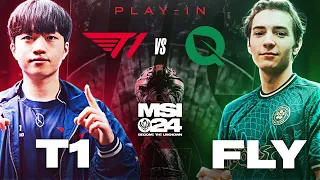 FAKER vs 2 POLAKÓW! - T1 vs FLYQUEST MSI 2024 PLAY-IN