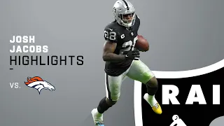 Josh Jacobs' best runs in 129-Yd Game vs. Broncos | NFL 2021 Highlights