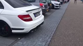 Mercedes-Benz C63 507edition AMG w/ Capristo exhaust system! So loud!!