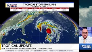 Tropical Storm Philippe Approaching Bermuda