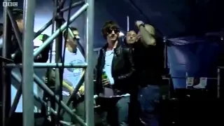 Arctic Monkeys walking to the stage (BBC Radio 1 Big Weekend 2011)