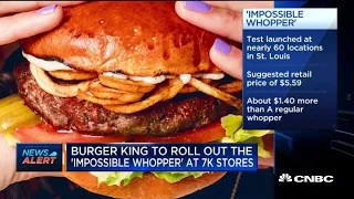 Burger King to roll out the 'Impossible Whopper' at 7,000 stores