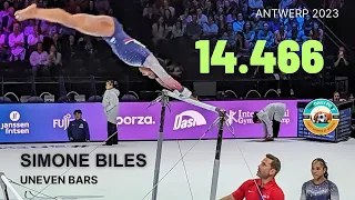 Simone Biles 🇺🇸 Uneven Bars AMAZING Performance at 2023 World Gymnastics Championships