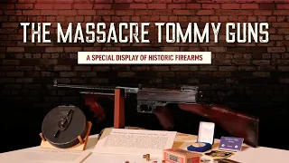 St. Valentine's Day Massacre Tommy Gun Display at The Mob Museum