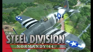 Recon Planes Aren't Useless! Steel Division: Normandy 44 Gameplay (Odon, 4v4)