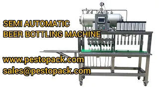 Semi Automatic Beer Bottling Machine | Efficient Brewery Equipment