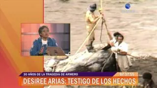 Conmovedor relato de una de las testigos de Armero