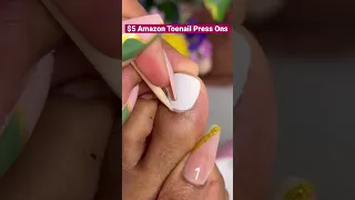 Ever tried Toe Nail Press Ons? #shorts #reels #pressonnails #amazonfinds #toenails links in comments