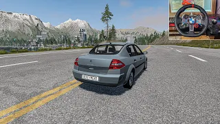 Renault Megane sedan 2006 | BeamNG.drive | Logitech G29 Gameplay