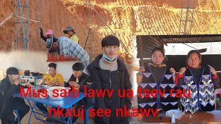 mus saib lawv ua tsev rau yij tswv huas thaib nkauj see nkawv