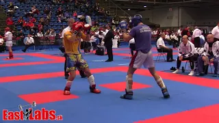 2017 WAKO Budapest   KL 74kg  Mekhbalyiev UKR vs Karlik SVK