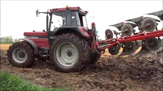 CASE-IH 1455 XL in harten Pflugeinsatz !!! (SOUND)