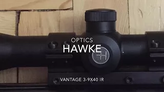 Crosman TR77 NP and Hawke Vantage 3-9x40 IR стрельба на 50 метров с рук