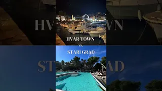 Where To Stay In Hvar: Stari Grad or Hvar Town? | Croatia Vlog