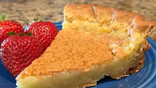 Historic Transparent Pie - Recipe from Maysville,KY- using simple, basic ingredients