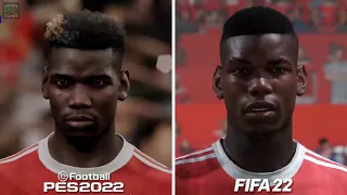 Прямое сравнение! Внимание к деталям и графике! - FIFA 22 vs PES 2022